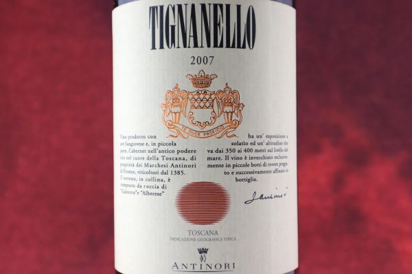 Tignanello Antinori 2007