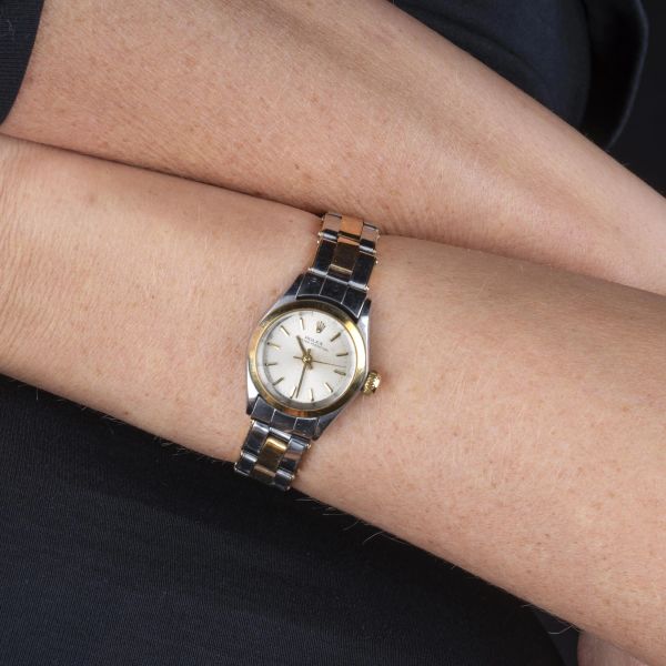 ROLEX OYSTER PERPETUAL LADY ACCIAIO E ORO REF. 6618 N. 16215XX ANNO 1967