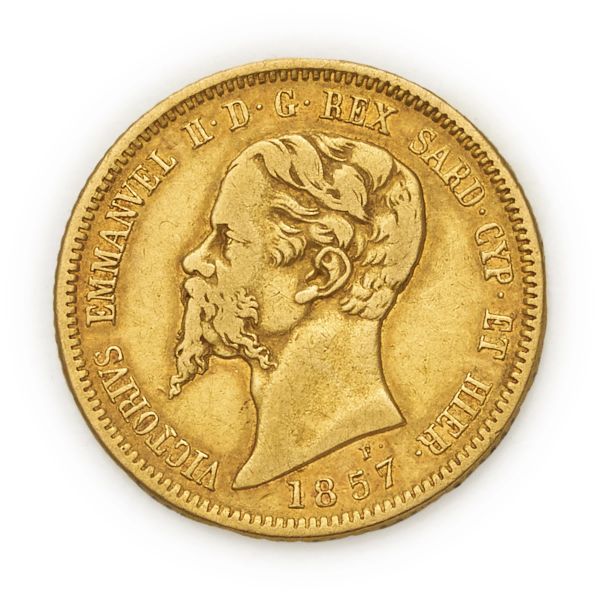 



Vittorio Emanuele II (1848-1861) &ndash; 10 Lire 1857 &ndash; Zecca: Torino