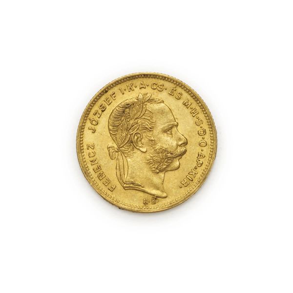 Ungheria – Francesco Giuseppe (1848-1916) – 8 Gulden (20 Franchi) 1872 – Zecca: Kremnitz