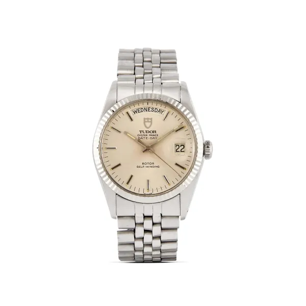 Tudor - 



TUDOR OYSTER-PRINCE DAY-DATE REF. 94614 N. 332XX STAINLESS STEEL WRISTWATCH, 1983