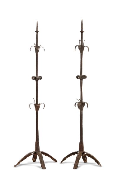 A PAIR OF TUSCAN TORCHERES, 16TH CENTURY