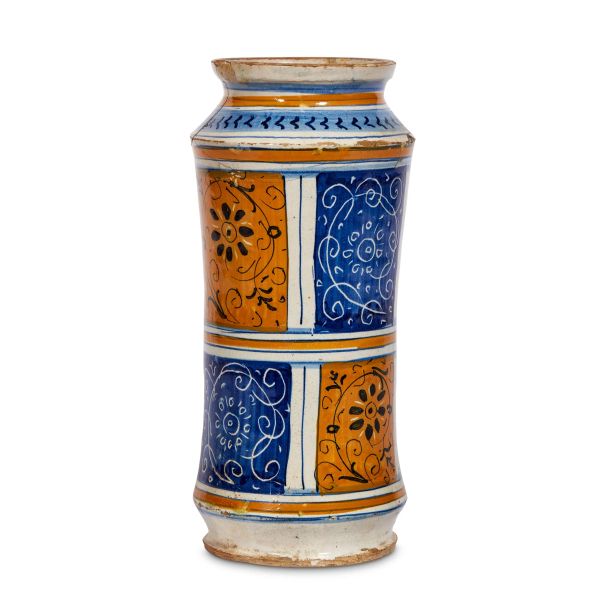 



A PHARMACY JAR (ALBARELLO), MONTELUPO, CIRCA 1550-1570