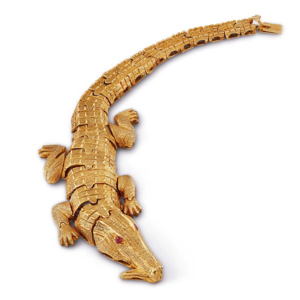 



CROCODILE-SHAPED BRACELET IN 9KT GOLD