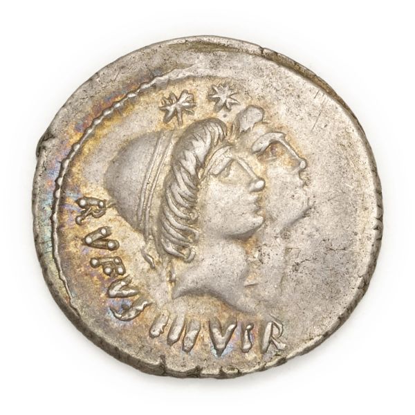 



Cordia - Denario Mnaeus Cordius Rufus (46 a.C.) - Zecca: Roma