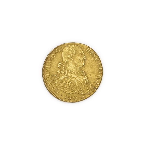 Carlos IV (1788-1808) – 8 Escudos 1807 JP – Zecca: Lima
