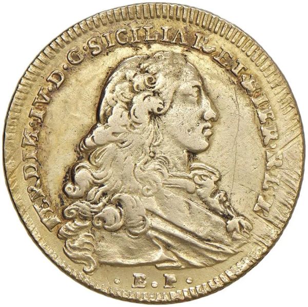 NAPOLI. FERDINANDO IV DI BORBONE (1759-1799). DA 6 DUCATI 1771