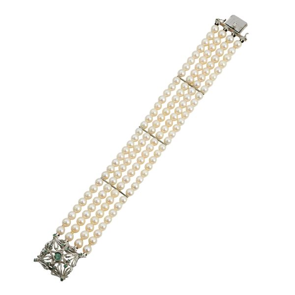 



PEARL BRACELET IN 18KT WHITE GOLD
