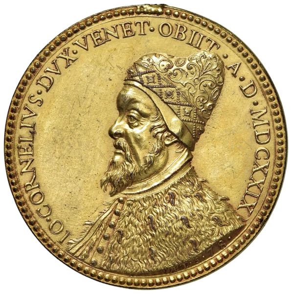 GIOVANNI I CORNER (1625-1629) XCVI DOGE. MEDAGLIA CELEBRATIVA CONIATA NELLA ZECCA DI ROMA NEL 1647 OPUS GIOACCHINO FRANCESCO TRAVANI
