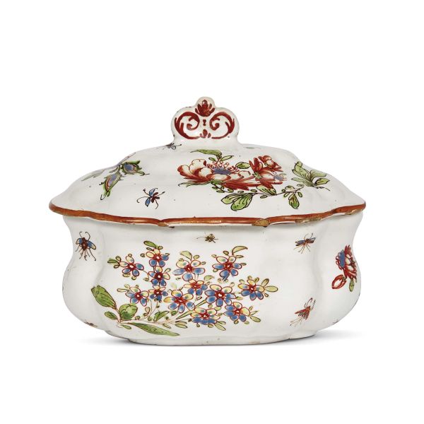 A SUGAR BOWL, MANUFACTORY PASQUALE RUBATI, MILANO, 1770-1780