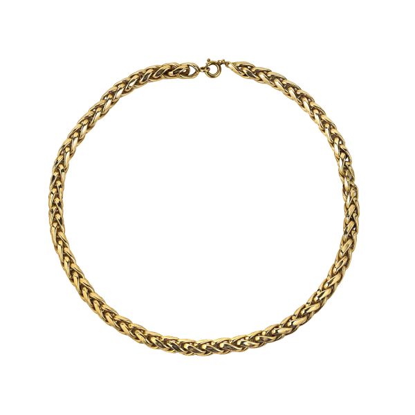 ROPE CHAIN COLLIER IN 18KT YELLOW GOLD