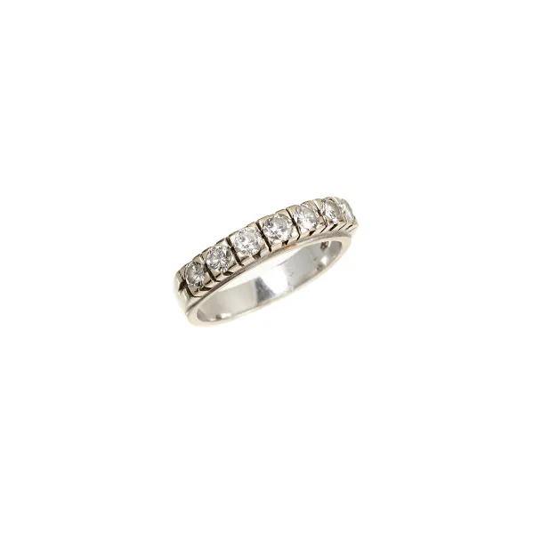 DIAMOND RING IN 18KT WHITE GOLD