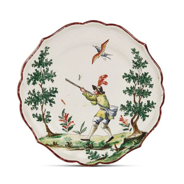 COPPIA DI PIATTI, MILANO, MANIFATTURA CLERICI, 1770 CIRCA