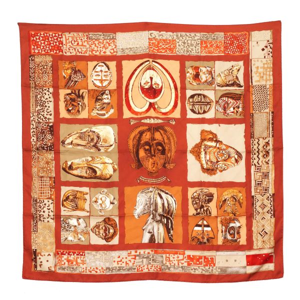 HERMES SILK SCARF &quot;PERSONA&quot;