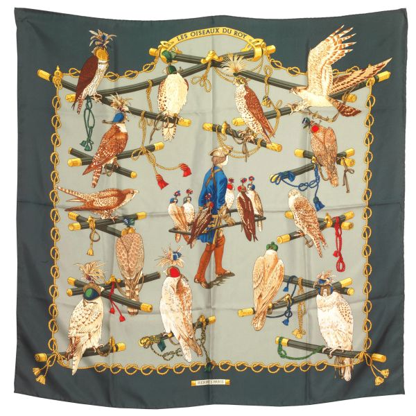 HERMES SCARF “LES OISEAUX DU ROY”