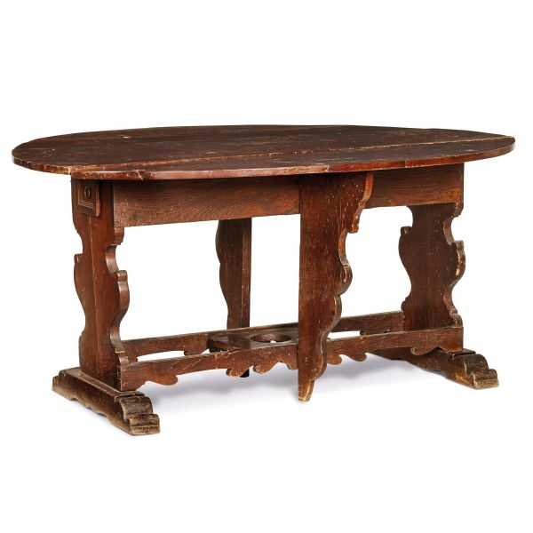 TAVOLO A BANDELLE, TOSCANA, SECOLO XVII