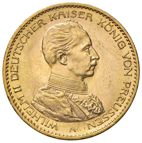      GERMANIA PRUSSIA GUGLIELMO II (1888-1914) 20 MARCHI 1914 