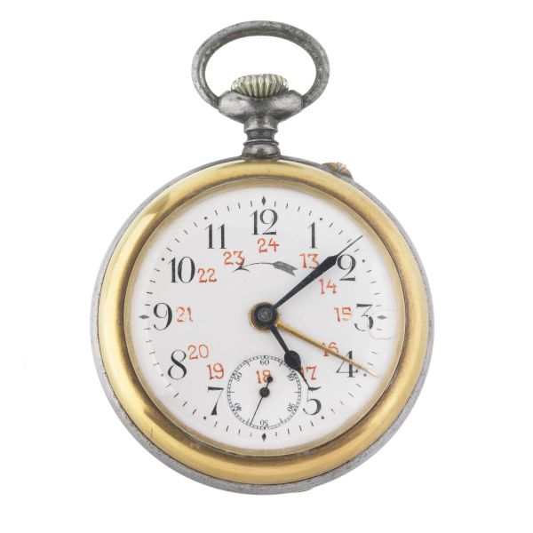 METAL POCKET WATCH WITH ALARM