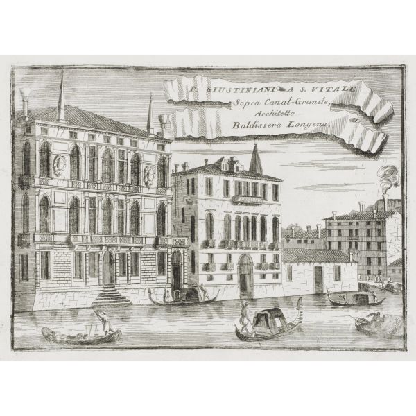 Coronelli, Vincenzo. I palazzi di Venezia. [Venezia, presso l’autore, 1709].