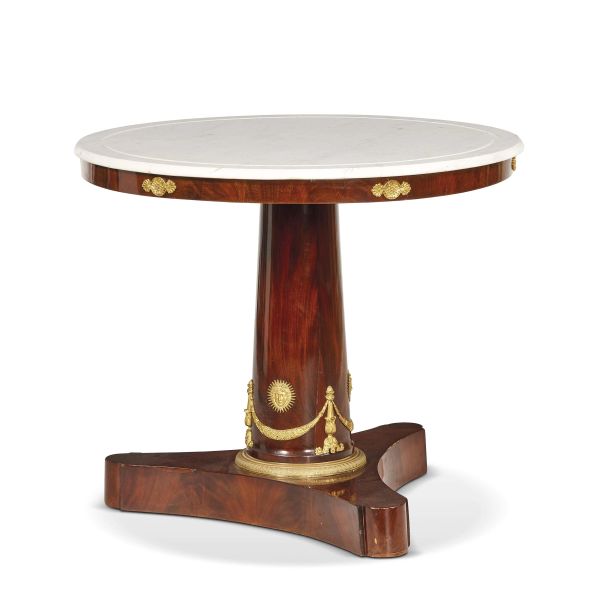 A FRENCH CENTRE TABLE, 19TH CENTURY