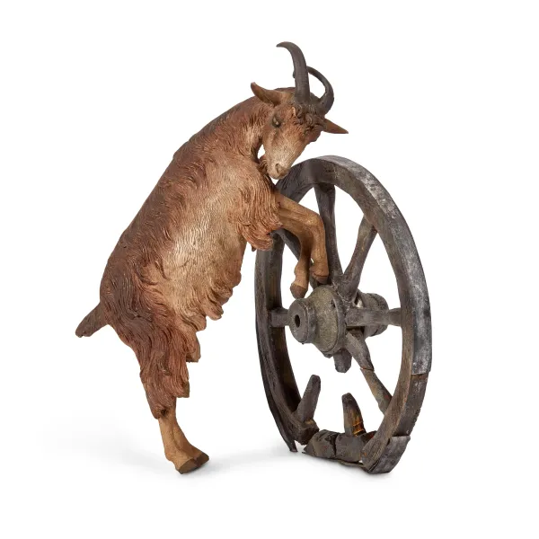 



CAPRA RAMPANTE, NAPOLI, SECOLO XVIII/XIX 