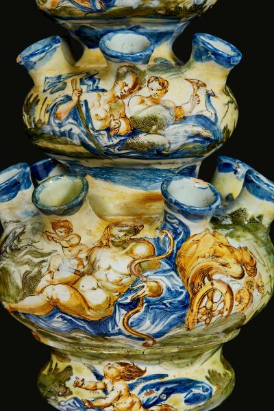 GAROFANIERA (TULIPANIERA), SAVONA, BARTOLOMEO GUIDOBONO (ATTR.), SECONDA METÀ SECOLO XVII
