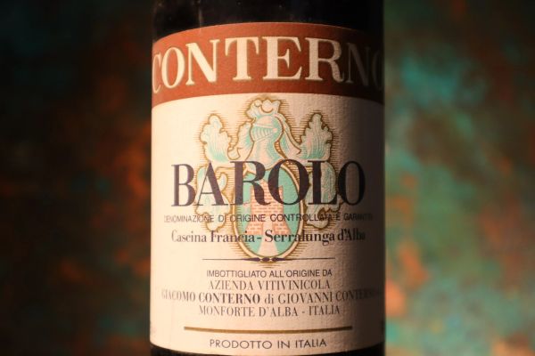 



Barolo Cascina Francia Giacomo Conterno 1996