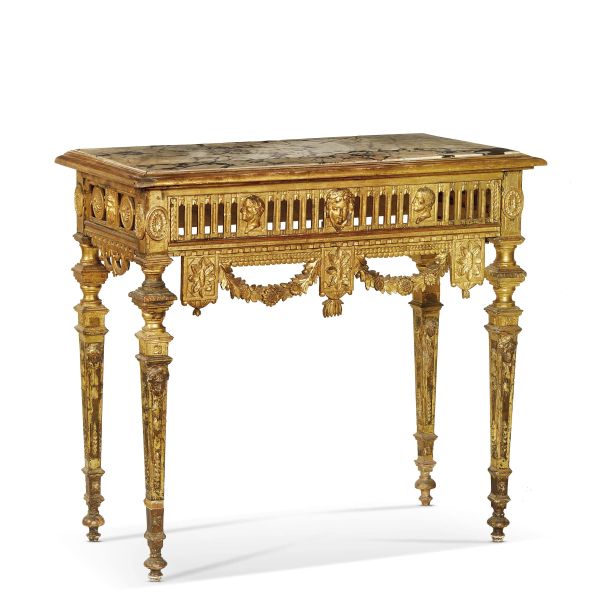 A FLORENTINE CONSOLE, LATE 18TH CENTURY