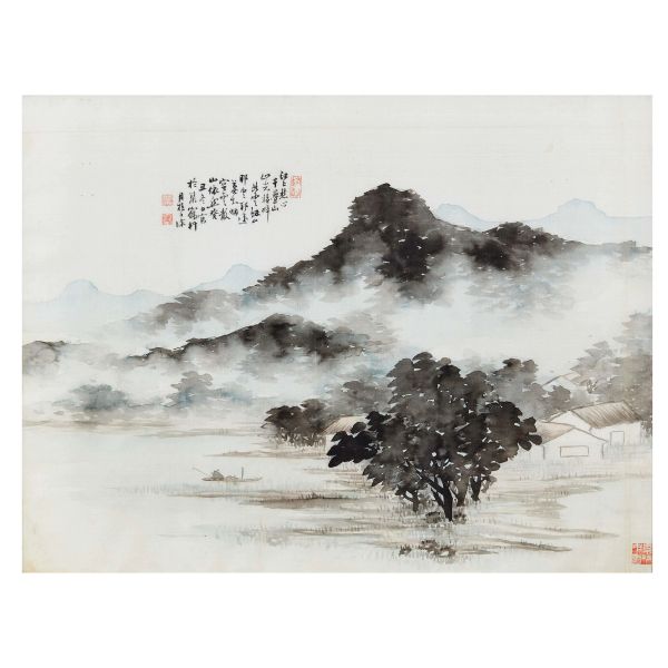 



PAINTING ON SILK, CHINA, XX C.