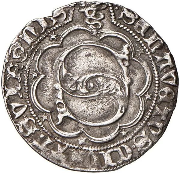 SIENA DOMINAZIONE VISCONTEA (1390 &ndash; 1404), GROSSO DA 5 SOLDI 6 DENARI (Delibera del 4 maggio 1397)