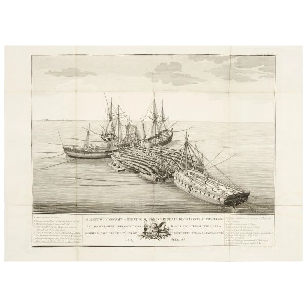 First and only edition of this early account on raising a sunken ship