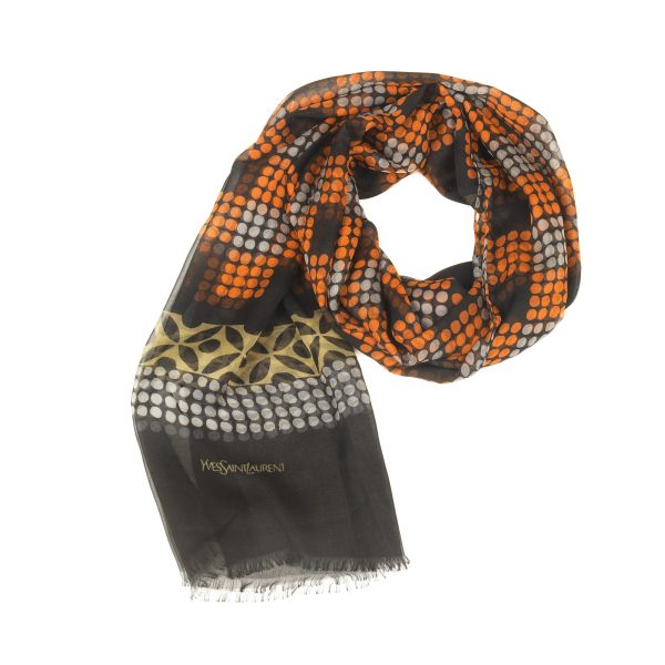      YVES SAINT LAURENT FOULARD  