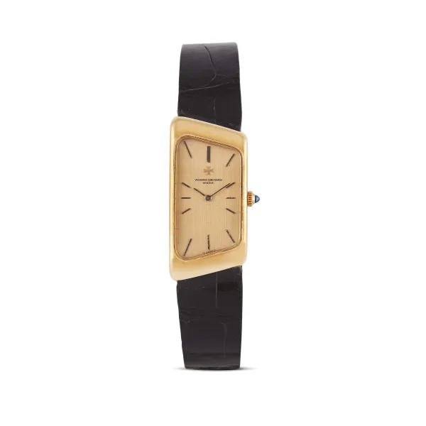 Vacheron Constantin - 



VACHERON CONSTANTIN ASYMMETRIC II 127 N. 5181XX YELLOW GOLD WRISTWATCH, 70's