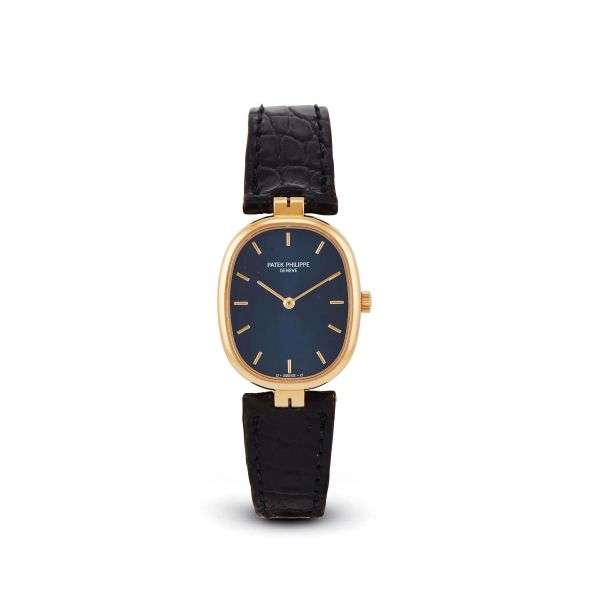 Patek Philippe - 



PATEK PHILIPPE ELLIPSE SMALL SIZE REF. 4826 YELLOW GOLD WRISTWATCH, 1993