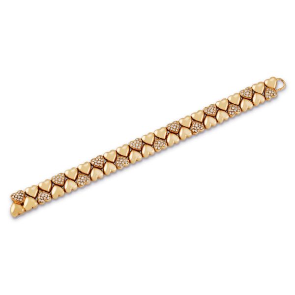 Cartier - CARTIER BRACCIALE DOPPIO CUORE CON DIAMANTI