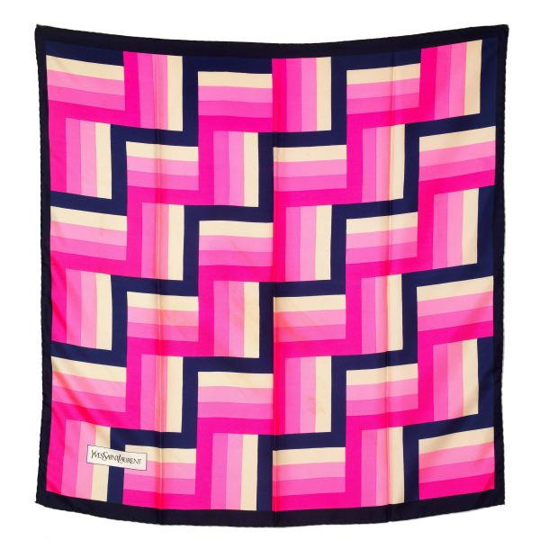      YVES SAINT LAURENT FOULARD SETA 