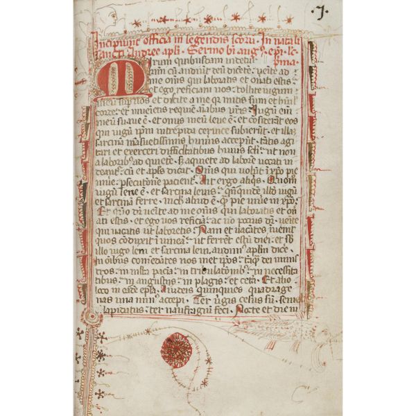 [Liber officiorum in legendis sanctorum]. Norditalia, metà del XV secolo. 