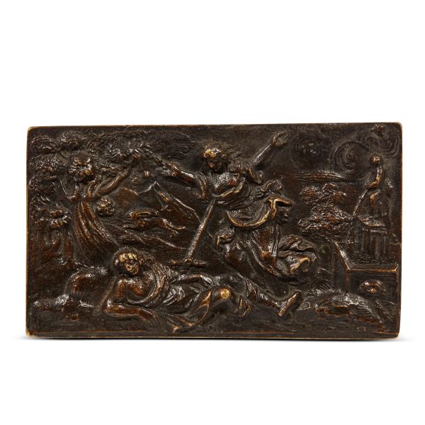 



Master of Ovid's Metamorphoses, Germany, first quarter 17th century, Pyramus and Thisbe, bronze