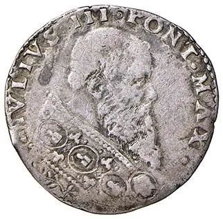GIULIO III (GIOVANNI MARIA CIOCCHI DEL MONTE 1550 - 1555), DUE TERZI DI PAOLO