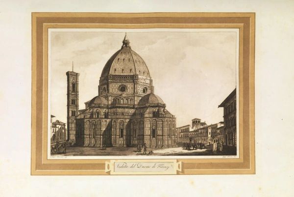 (Illustrati 800 &ndash; Toscana) FONTANI, Francesco. Viaggio pittorico della Toscana. In Firenze, presso Giuseppe Tofani e compagno, 1801-1803.