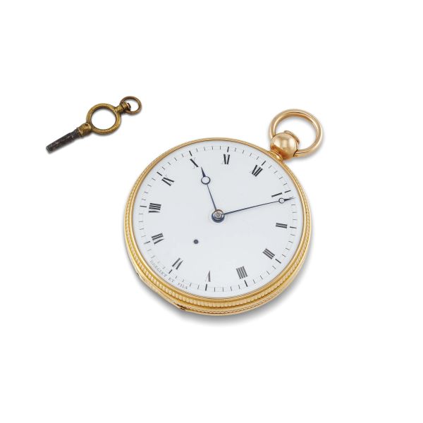 BREGUET ET FILS MINUTE REPEATING YELLOW GOLD POCKET WATCH N. 1782