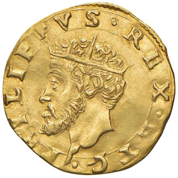 MILANO. FILIPPO II (1556-1598) SCUDO D’ORO 