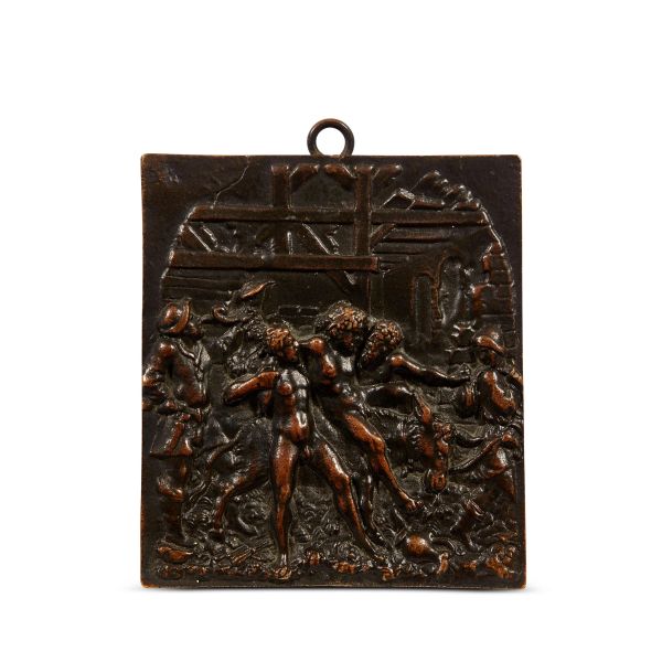 



Ambit of Peter Flotner, mid 16th century, The Triumph of Silenus, bronze