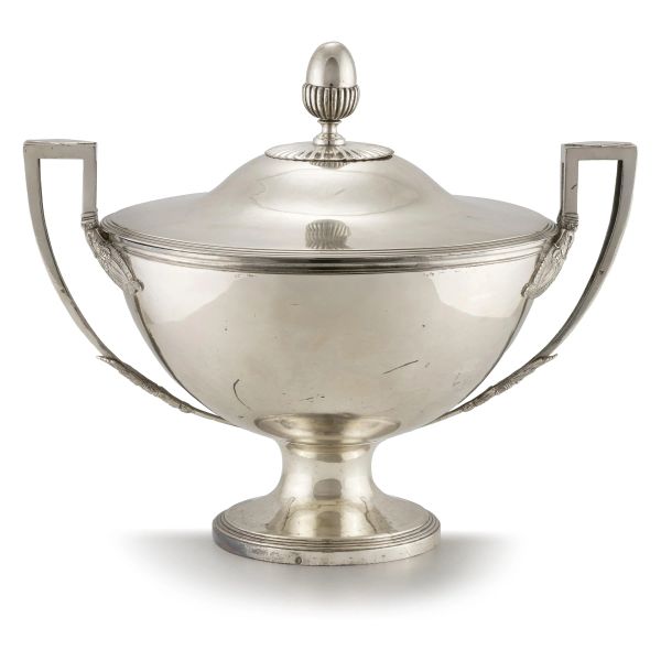 A SILVER TUREEN, TURIN, 1810 CIRCA, MARKS OF CARLO BALBINO