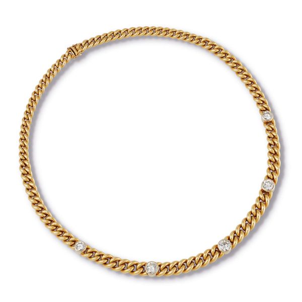 



DIAMOND NECKLACE IN 18KT YELLOW GOLD