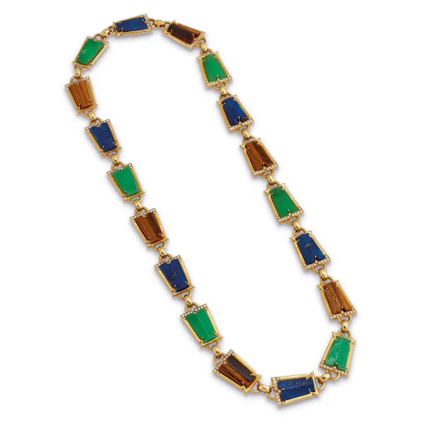 Massoni - 



MASSONI NECKLACE WITH SEMI-PRECIOUS STONES