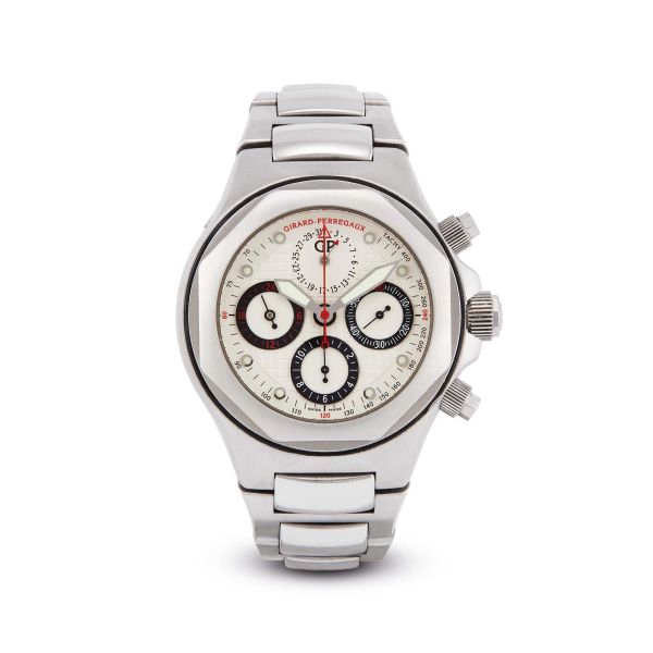 



GIRARD PERREGAUX LAUREATO EVO3 REF. 8018 N. 3XX STAINLESS STEEL CHRONOGRAPH, 2006