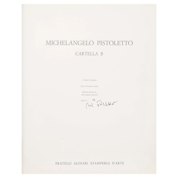 MICHELANGELO PISTOLETTO
