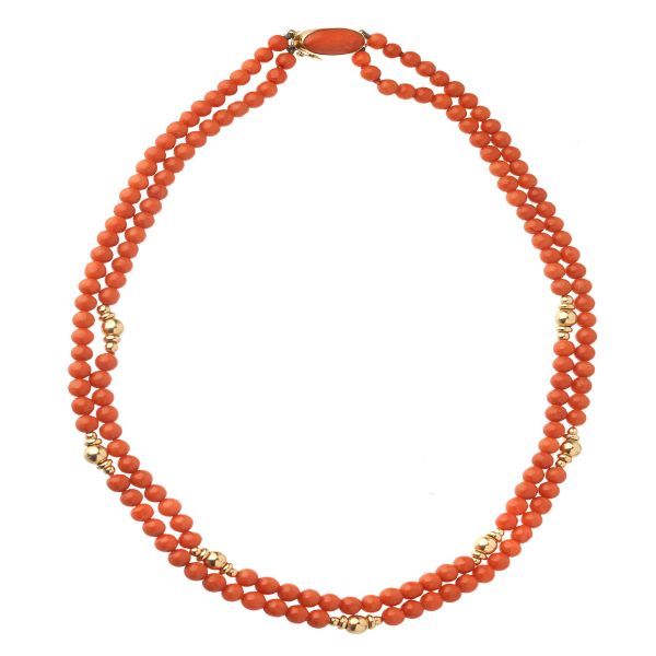 



CORAL NECKLACE IN 18KT YELLOW GOLD