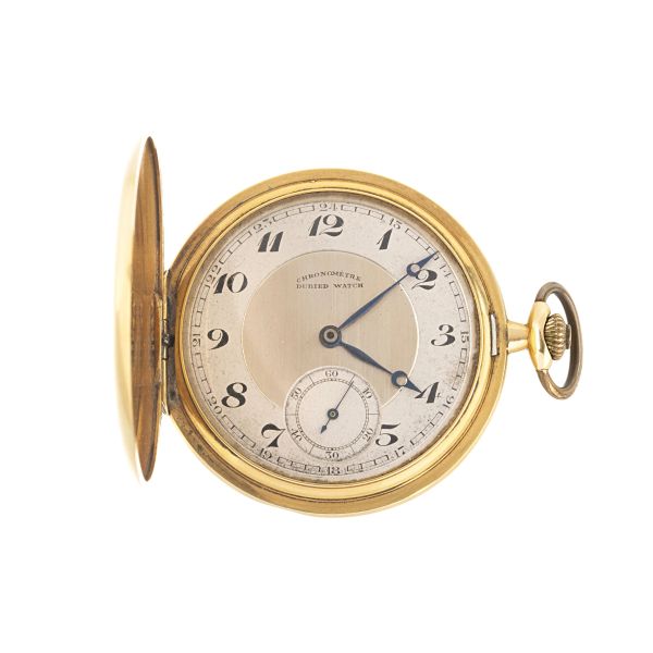 



CHRONOMETRE DUBIED WATCH YELLOW GOLD POCKET WATCH